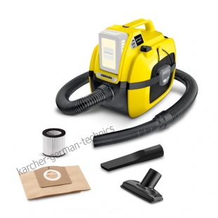 Аккумуляторный пылесос Karcher WD 1 Compact Battery